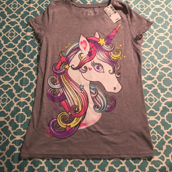 Children S Place Shirts Tops Childrens Place Unicorn Tee